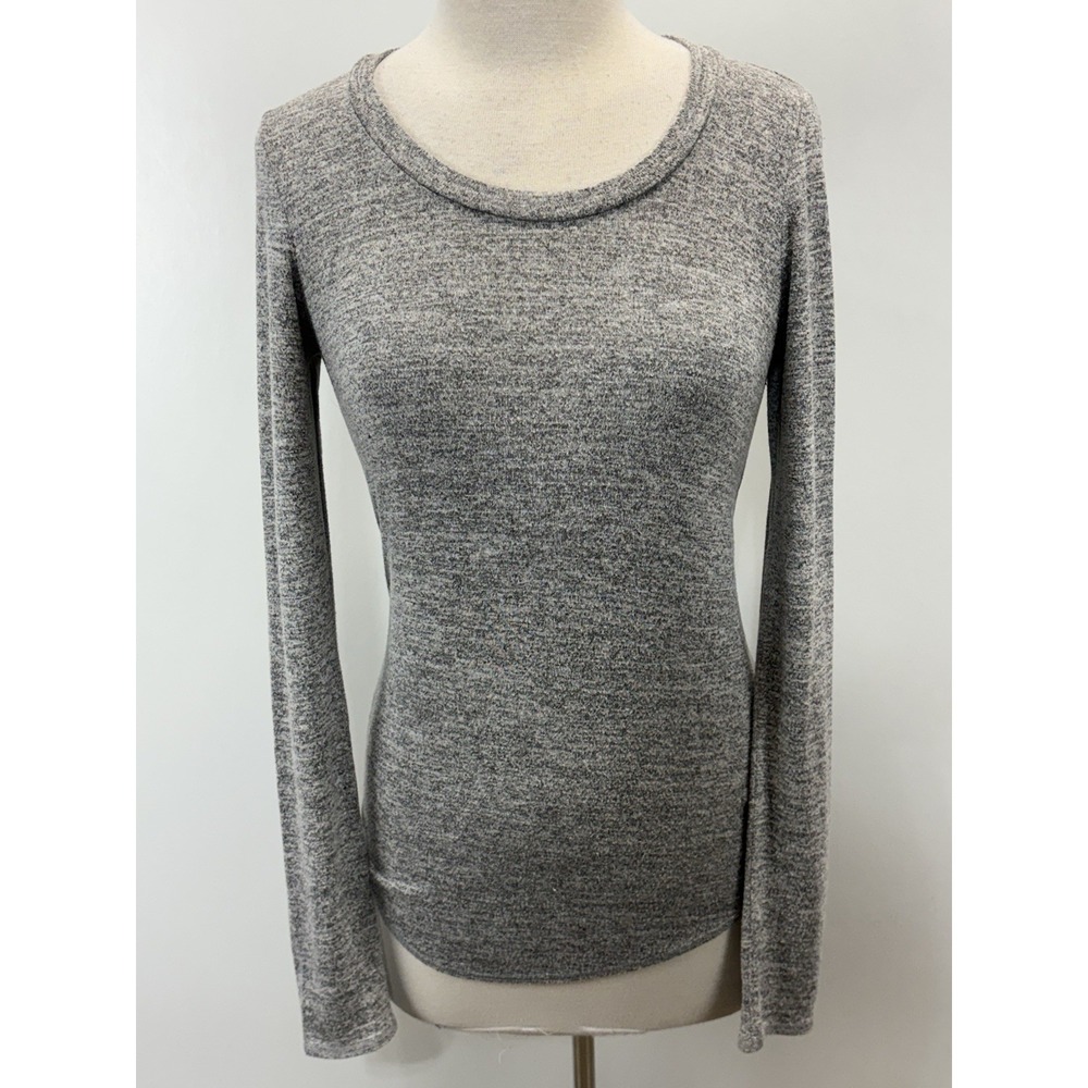 Wilfred Free Diapason Long Sleeve Shirt Sz Small Women's Heather Grey Basic